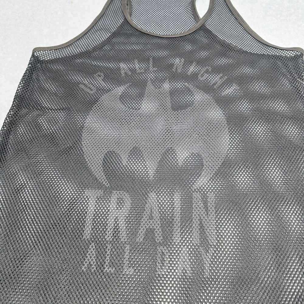Her Universe Batman Tank Top M Black Fishnet Mesh Cover Up DC Athletic Festival